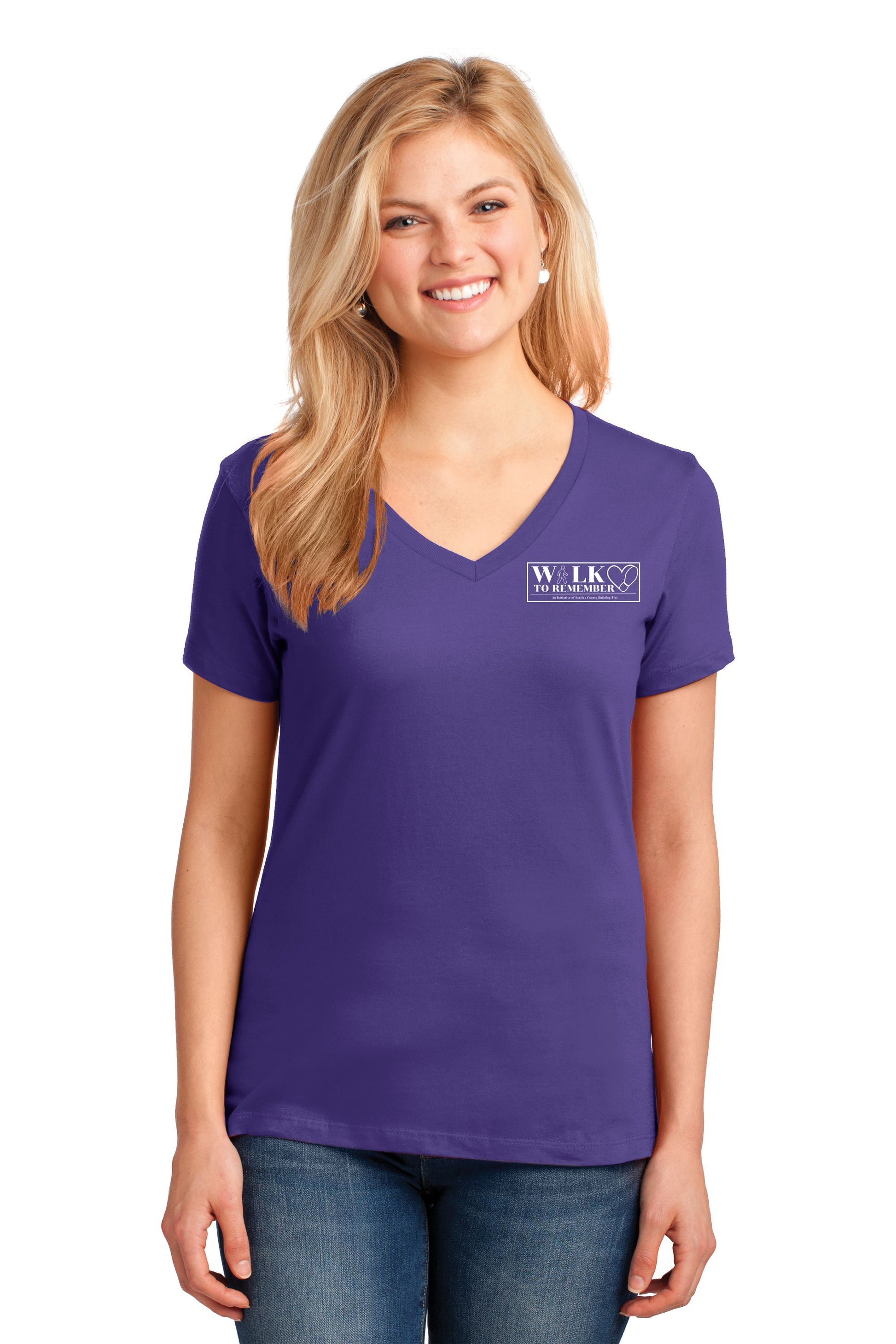 A Walk To Remember 2025 Ladies Basic V-Neck T-shirt