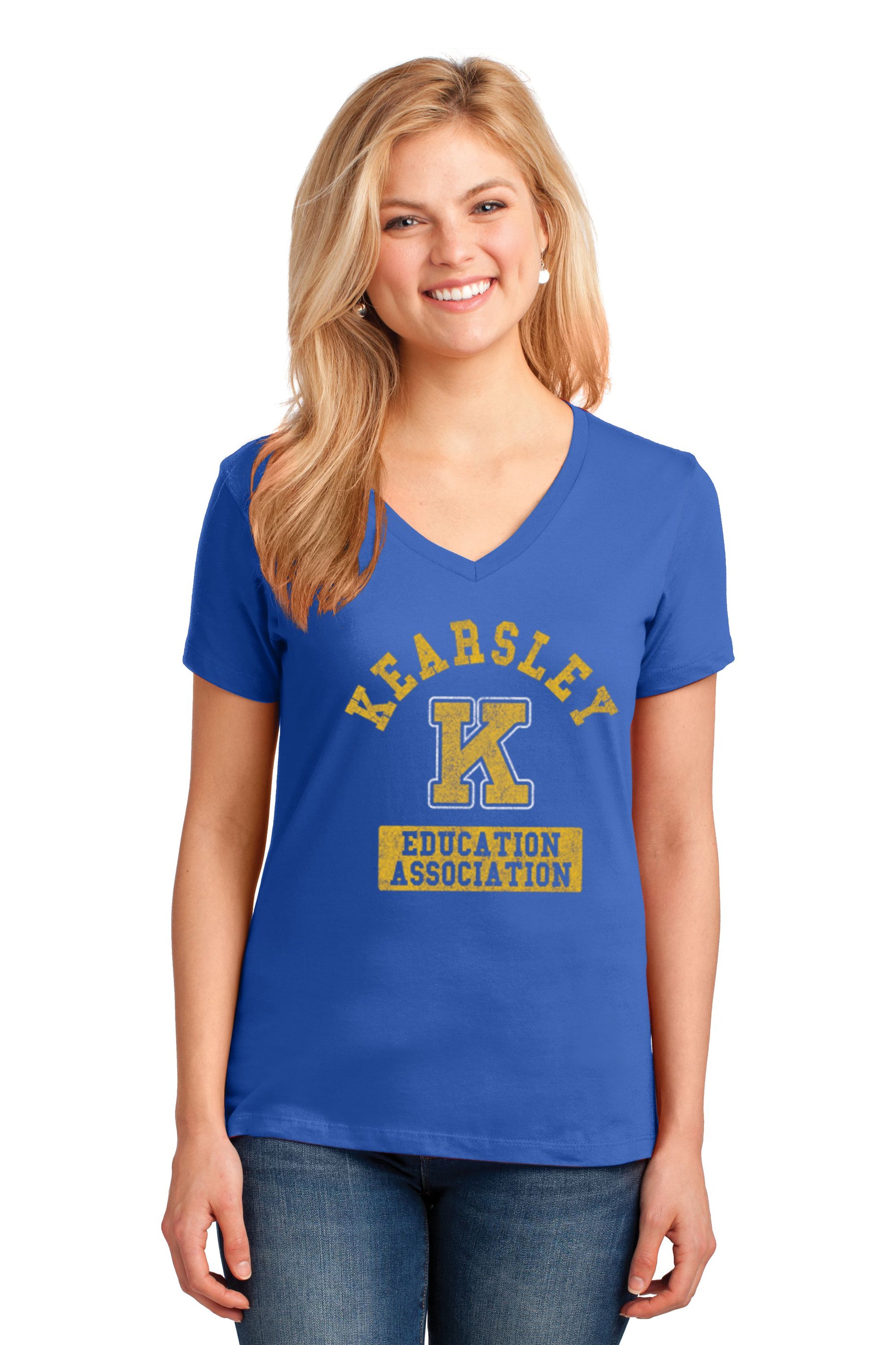 Kearsley Education Association Ladies Basic T-shirt
