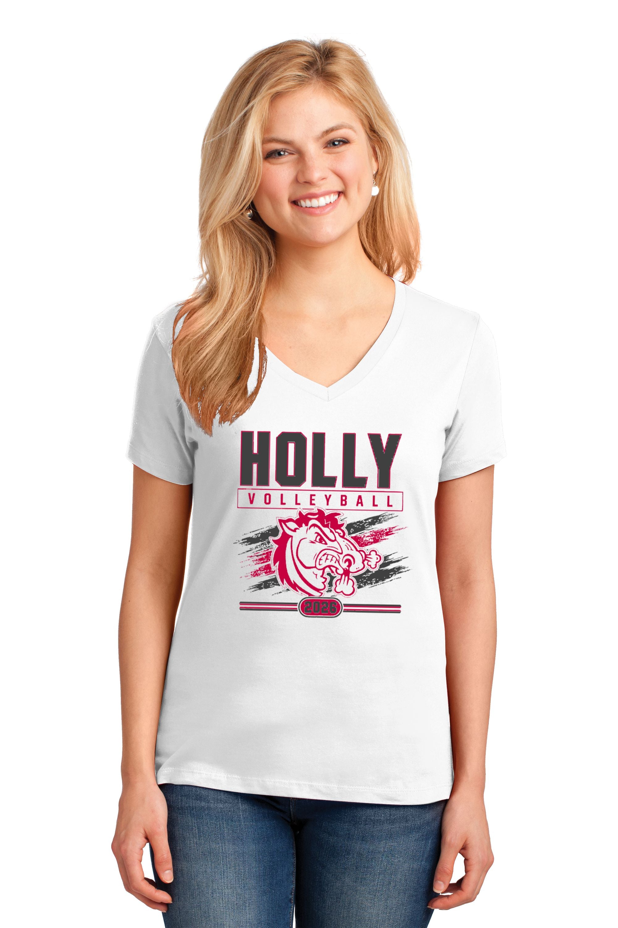 Holly Volleyball Basic Ladies T-shirt