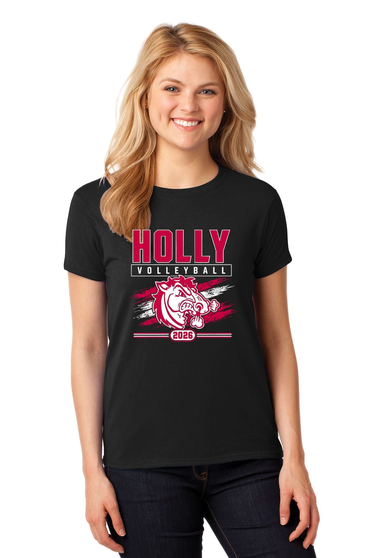 Holly Volleyball Basic Ladies T-shirt