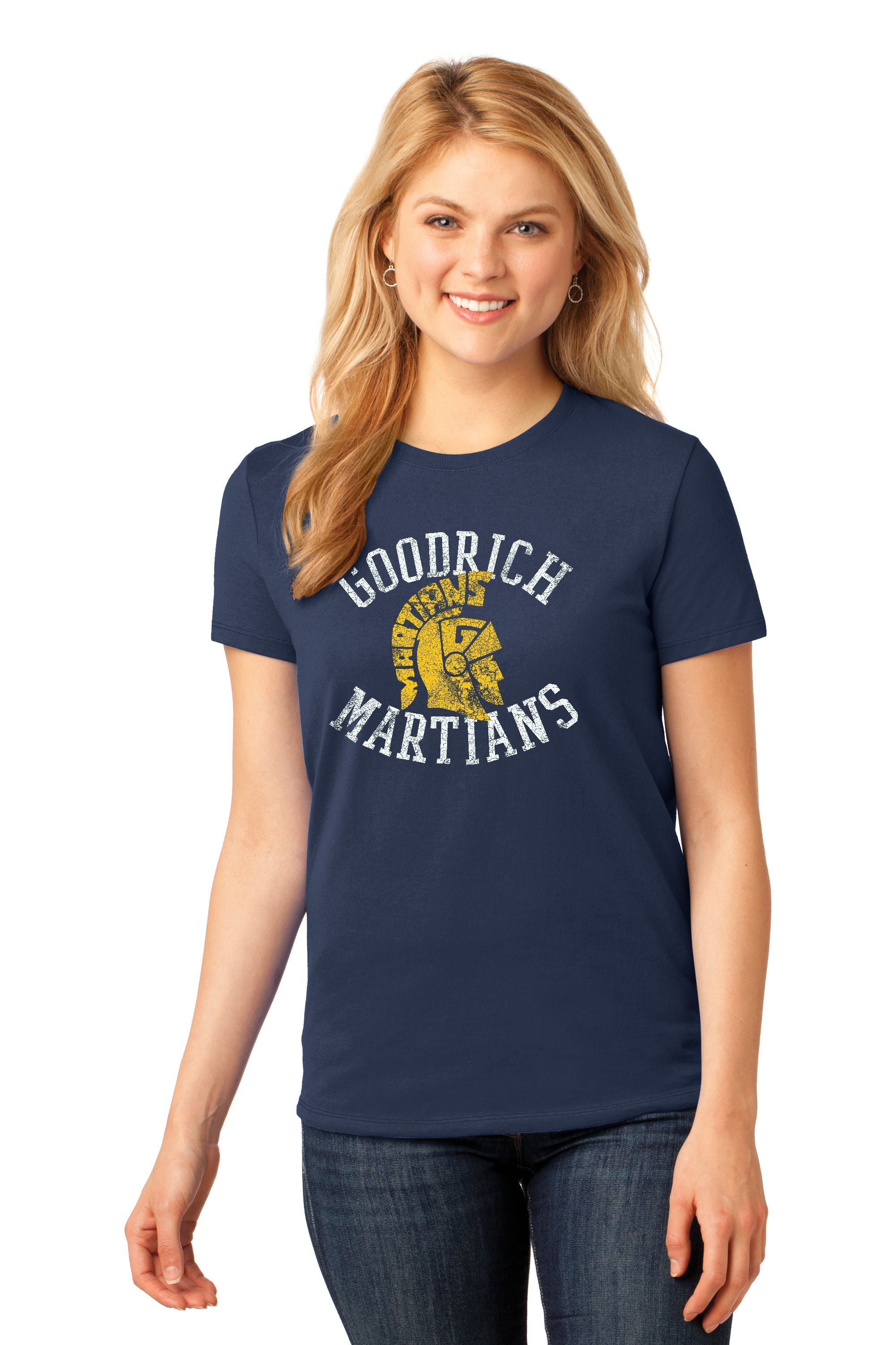 Goodrich Martians Distressed Ladies T-shirt