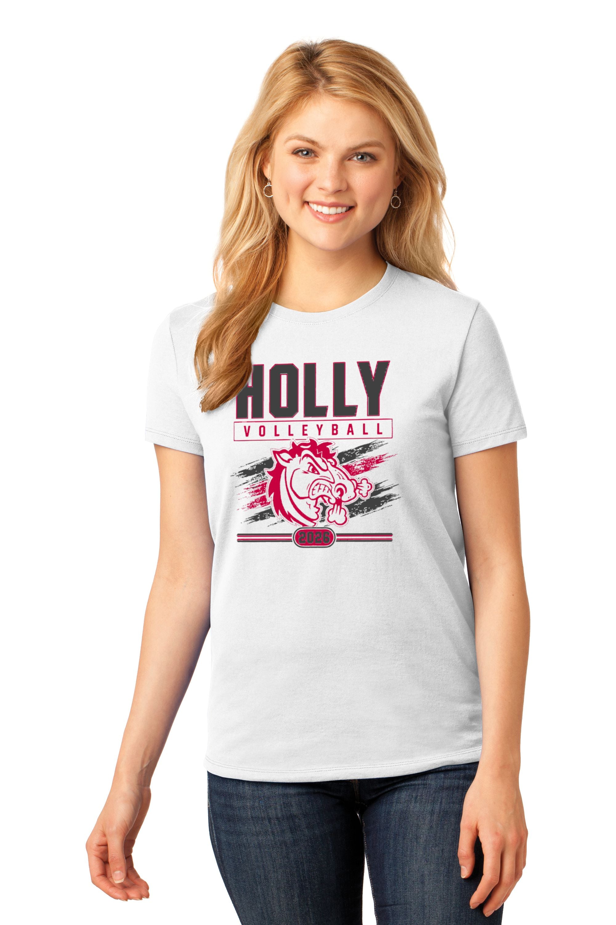 Holly Volleyball Basic Ladies T-shirt