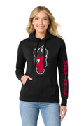 Mustangs Basic Ladies Hooded Sweatshirt