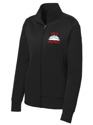 Holly Volleyball Performance Fleece Full Zip Jacket