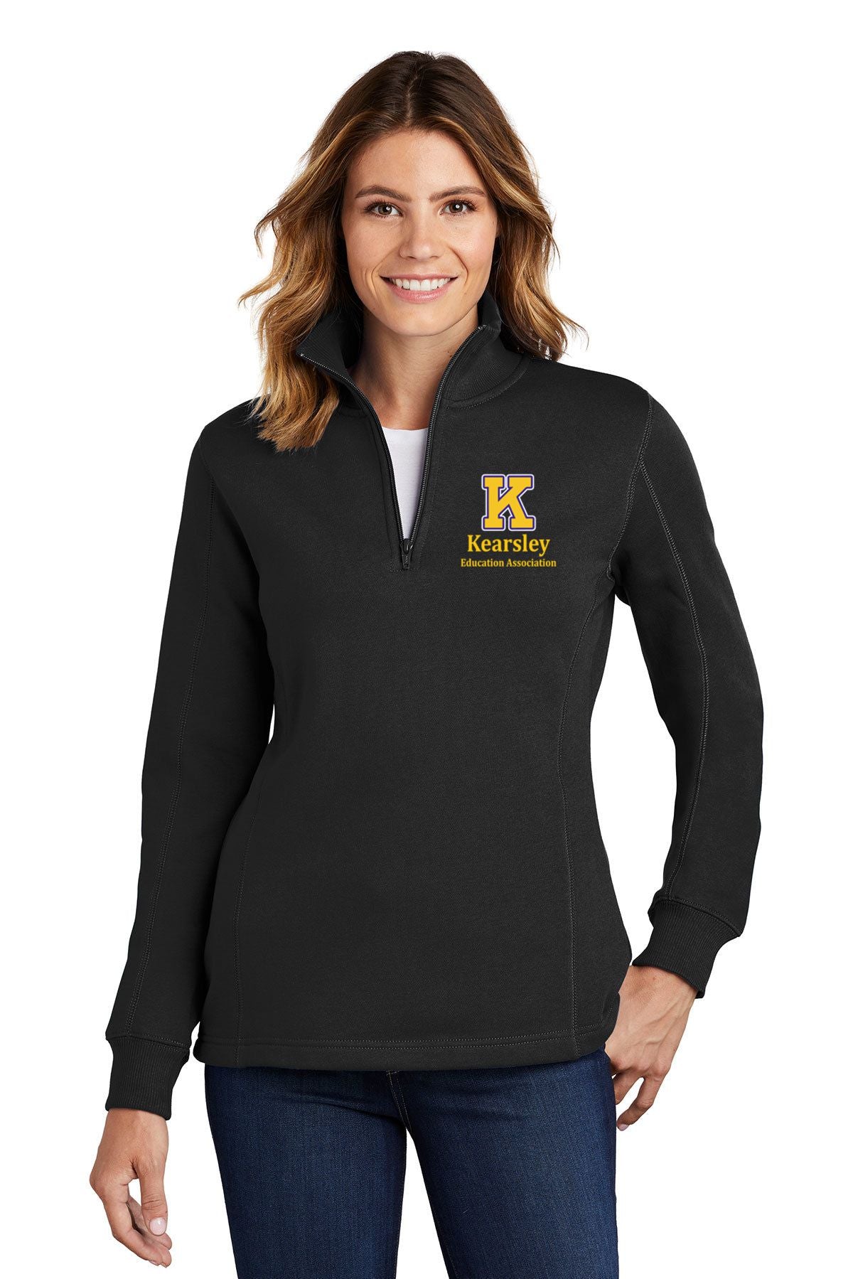 Kearsley Education Association Sport-Tek® Women's 1/4-Zip Sweatshirt