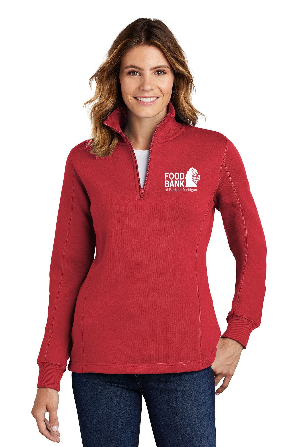 Food Bank Sport-Tek® Women's 1/4-Zip Sweatshirt