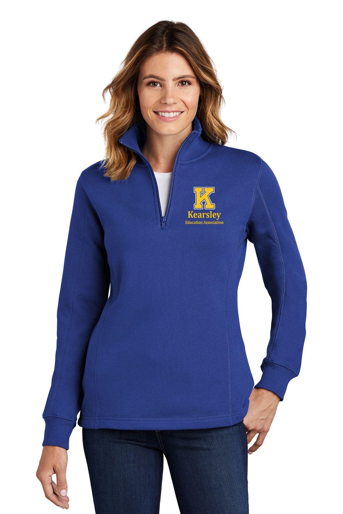 Kearsley Education Association Sport-Tek® Women's 1/4-Zip Sweatshirt