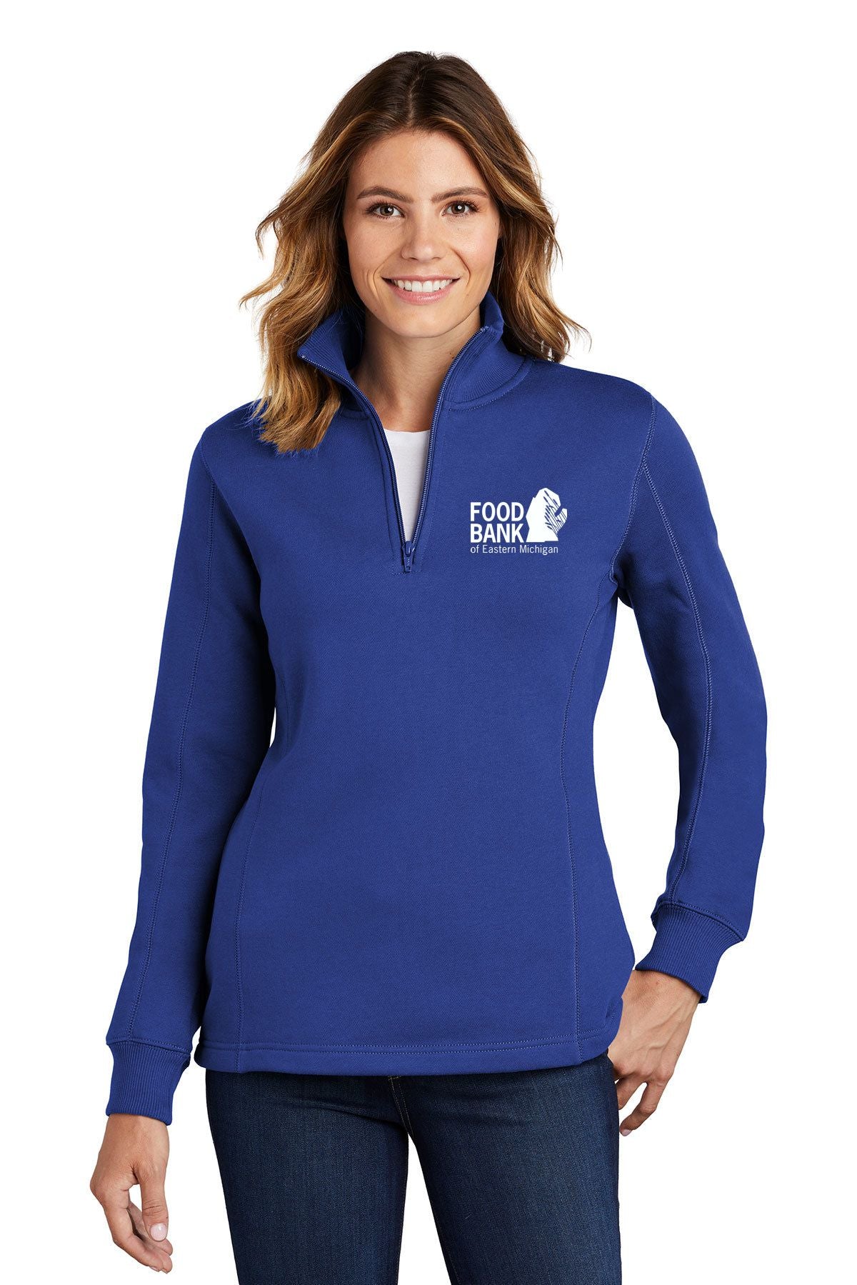 Food Bank Sport-Tek® Women's 1/4-Zip Sweatshirt