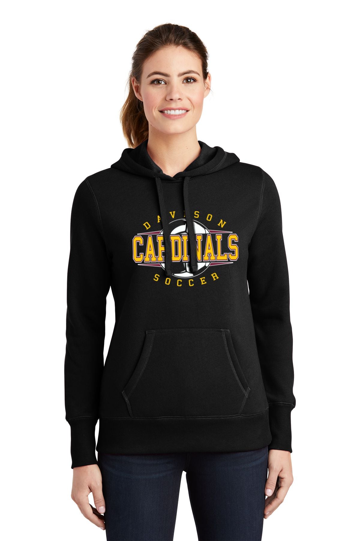Davison Soccer Ladies Hooded Sweatshirt