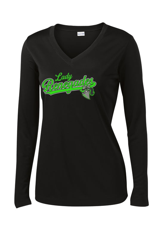 Lady Renegades Ladies Performance Long Sleeve Shirt