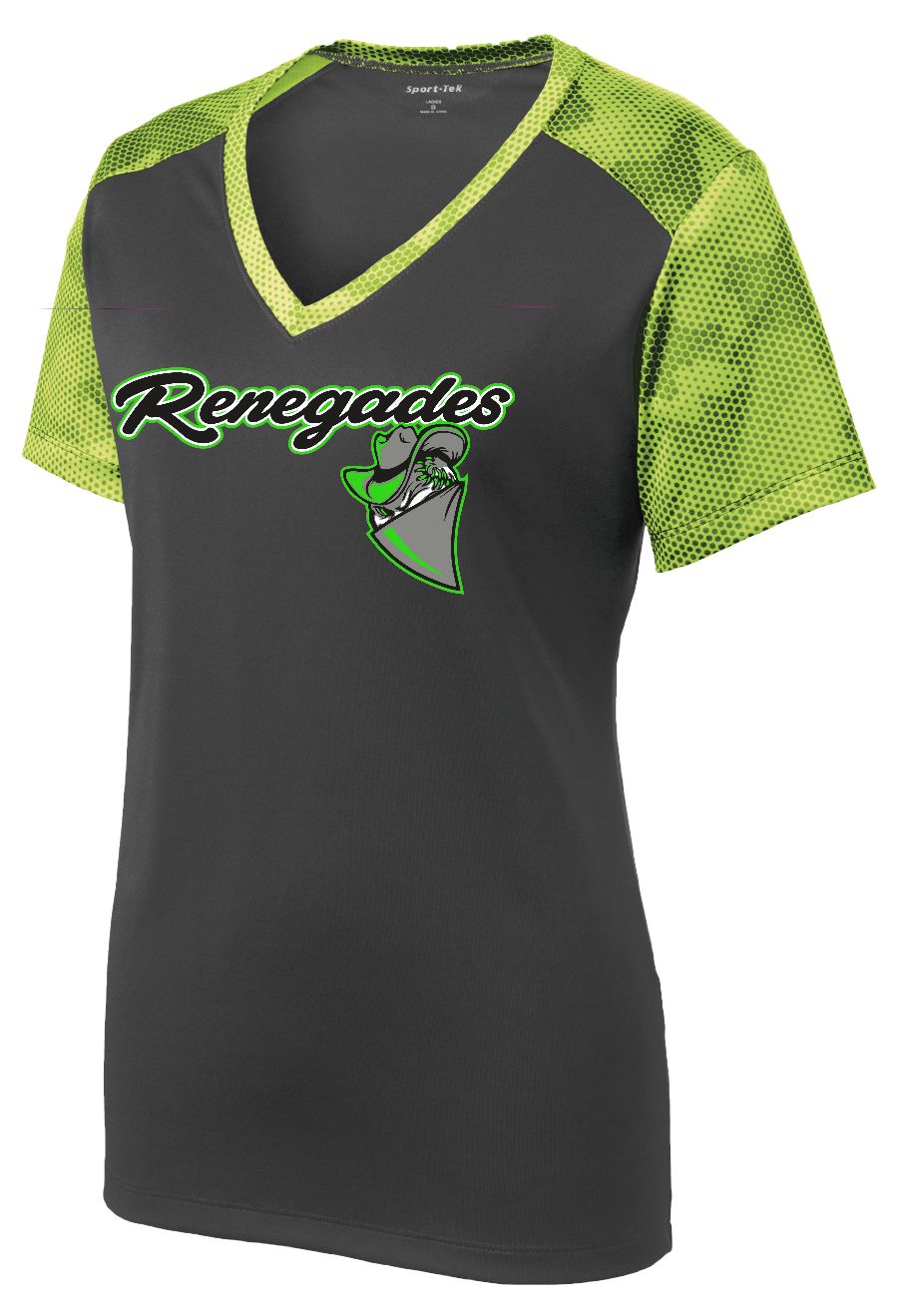 Renegades CamoHex Colorblock Ladies Tee