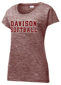 Ladies Davison Softball Electric Tee