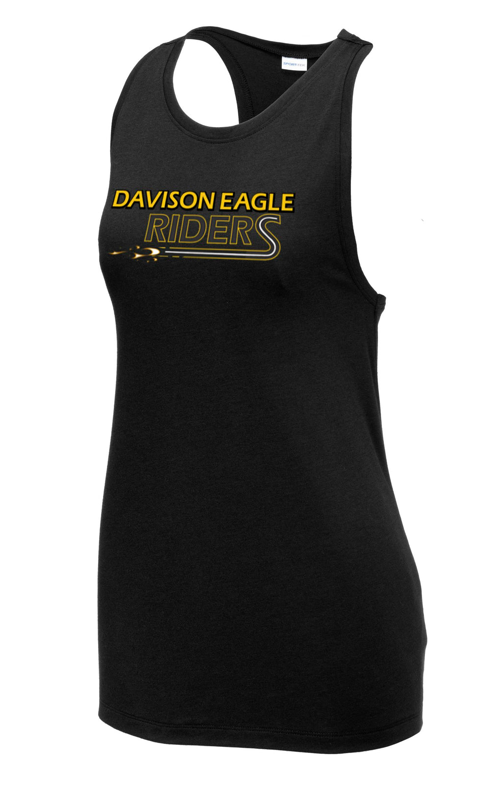Davison Eagle Riders Ladies PosiCharge® Tri-Blend Wicking Tank