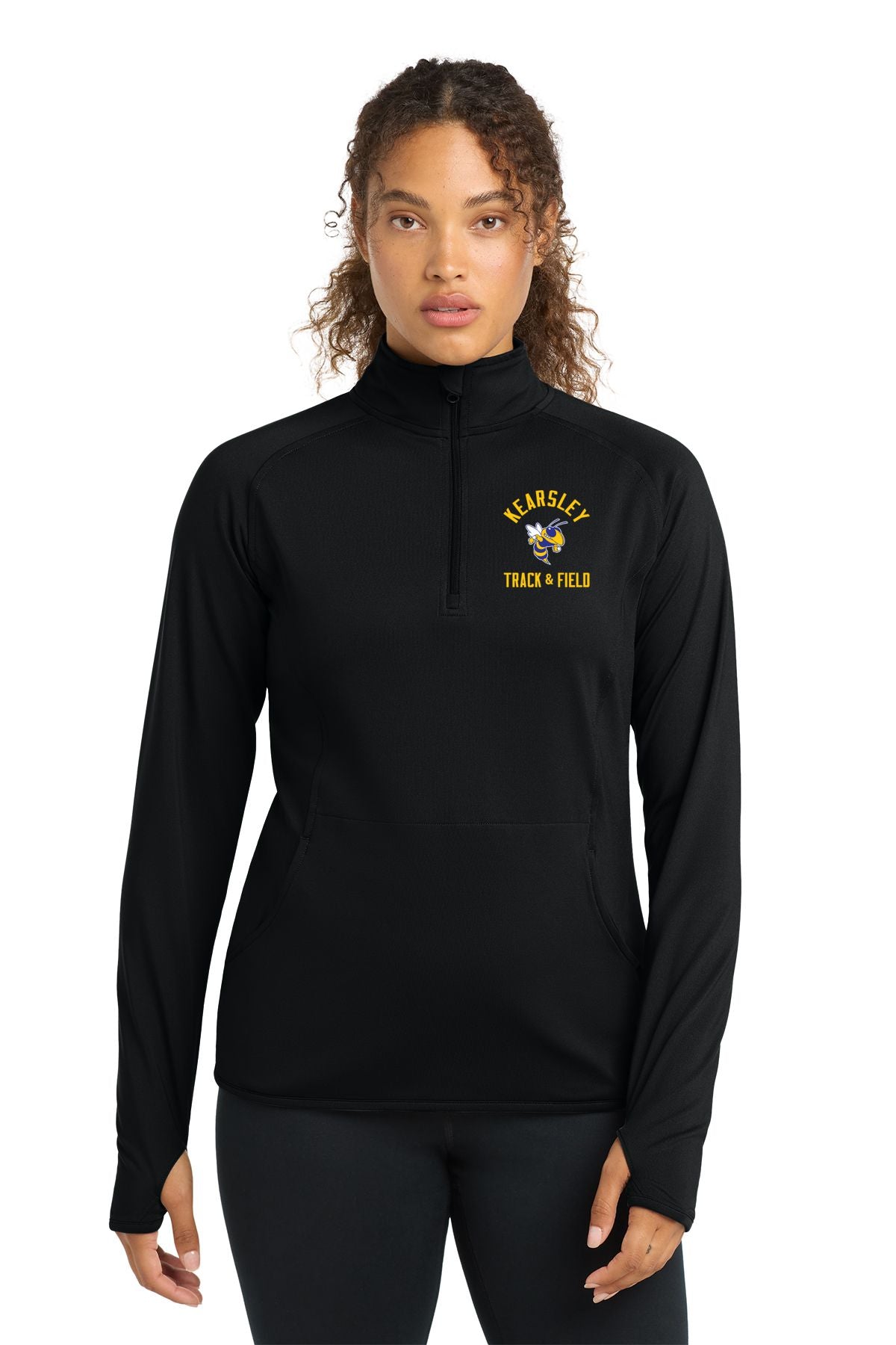 Kearsley Track & Field Sport-Tek® Women's Sport-Wick® Stretch 1/4-Zip Pullover