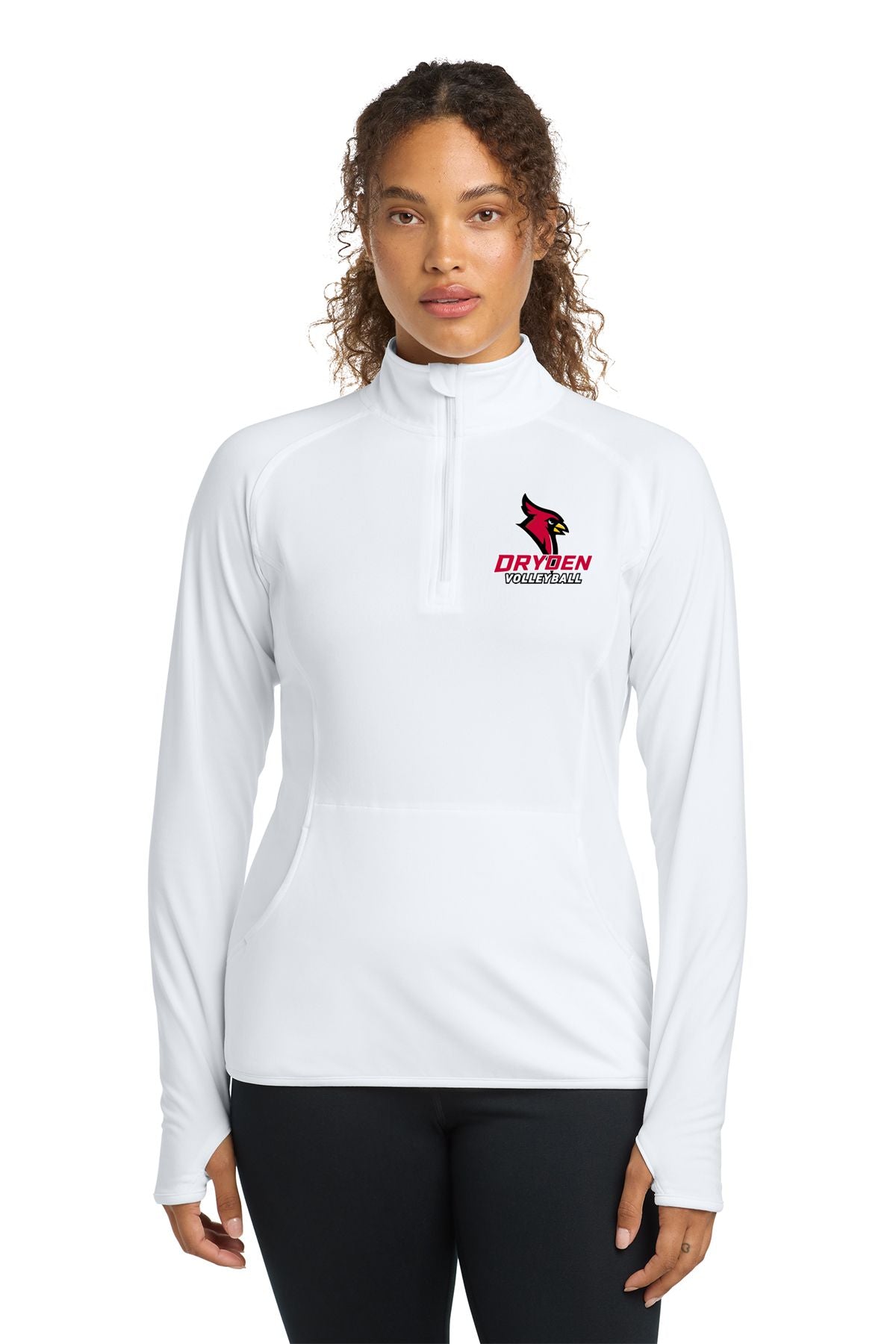 Dryden Volleyball Sport-Tek® Women's Sport-Wick® Stretch 1/4-Zip Pullover