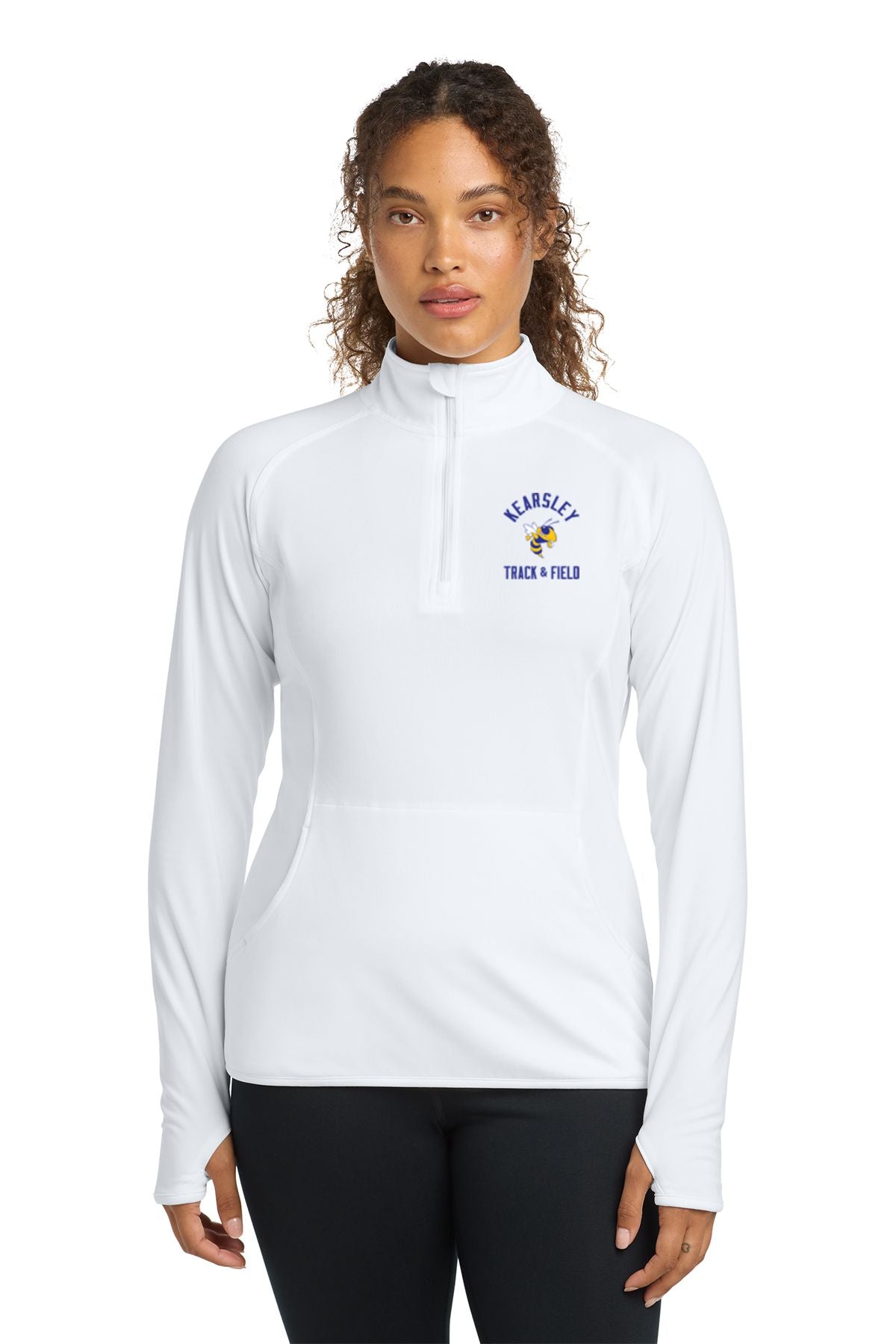 Kearsley Track & Field Sport-Tek® Women's Sport-Wick® Stretch 1/4-Zip Pullover