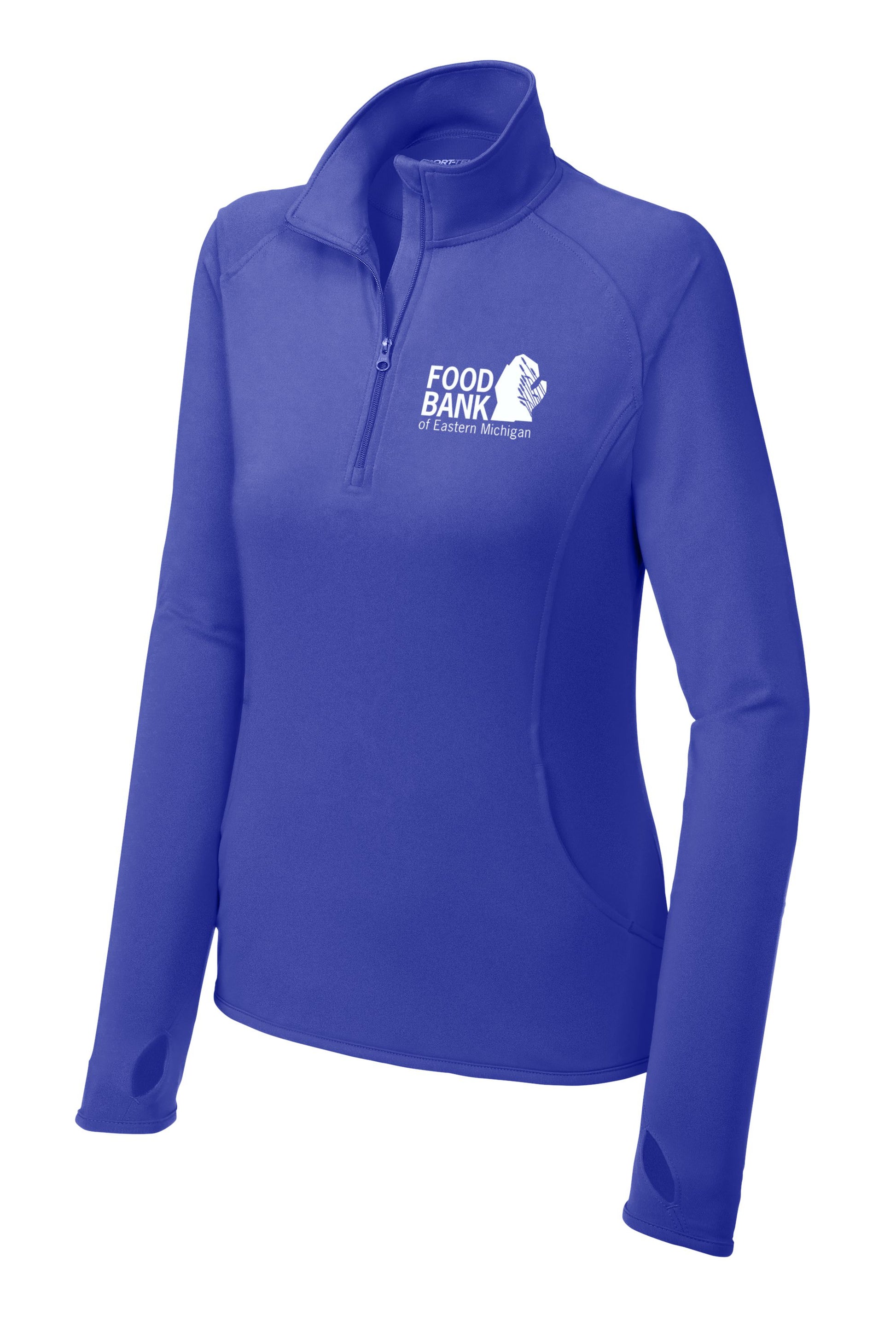 Food Bank of Eastern Michigan Sport-Tek® Women's Sport-Wick® Stretch 1/4-Zip Pullover