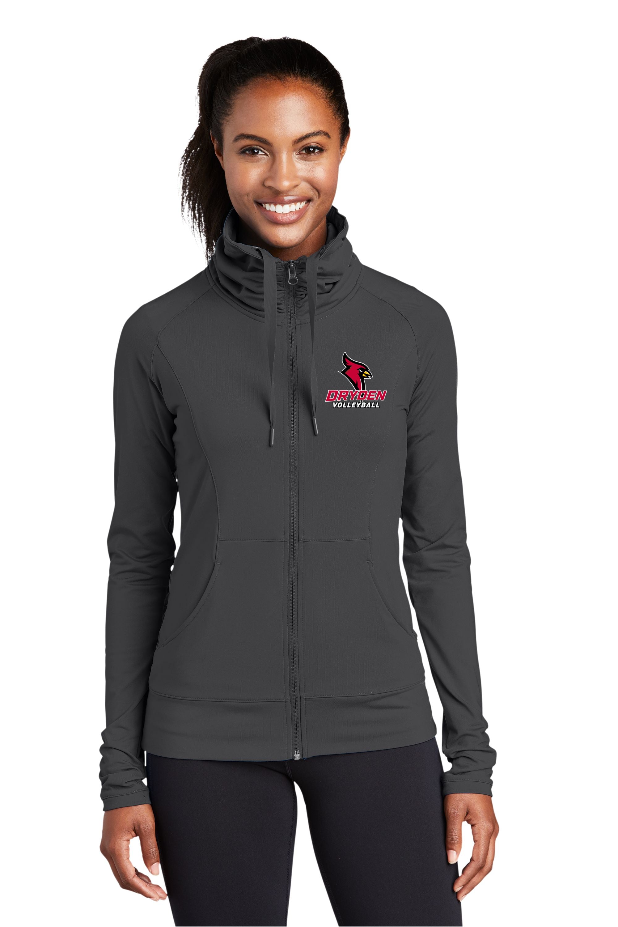 Dryden Volleyball Ladies Sport-Wick® Stretch Full-Zip Jacket