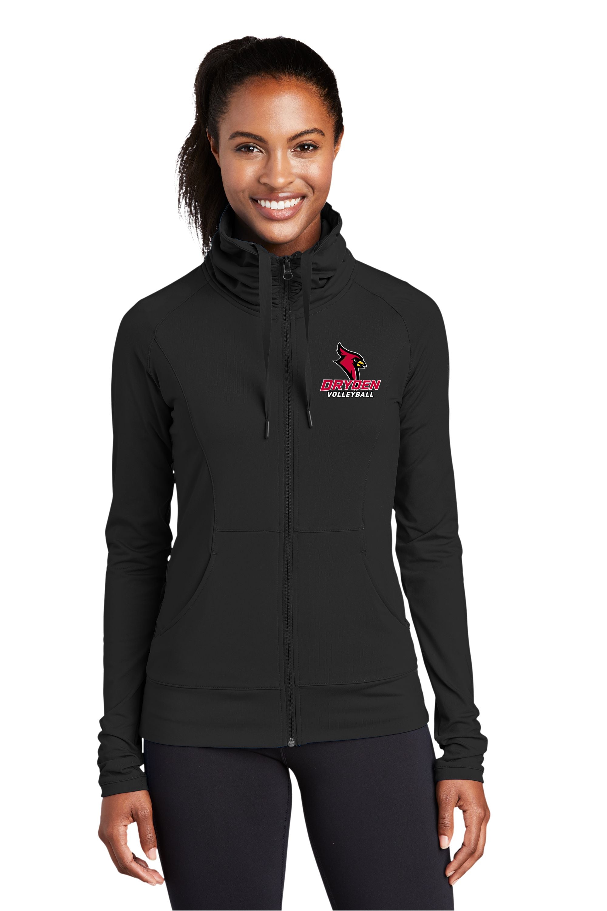 Dryden Volleyball Ladies Sport-Wick® Stretch Full-Zip Jacket