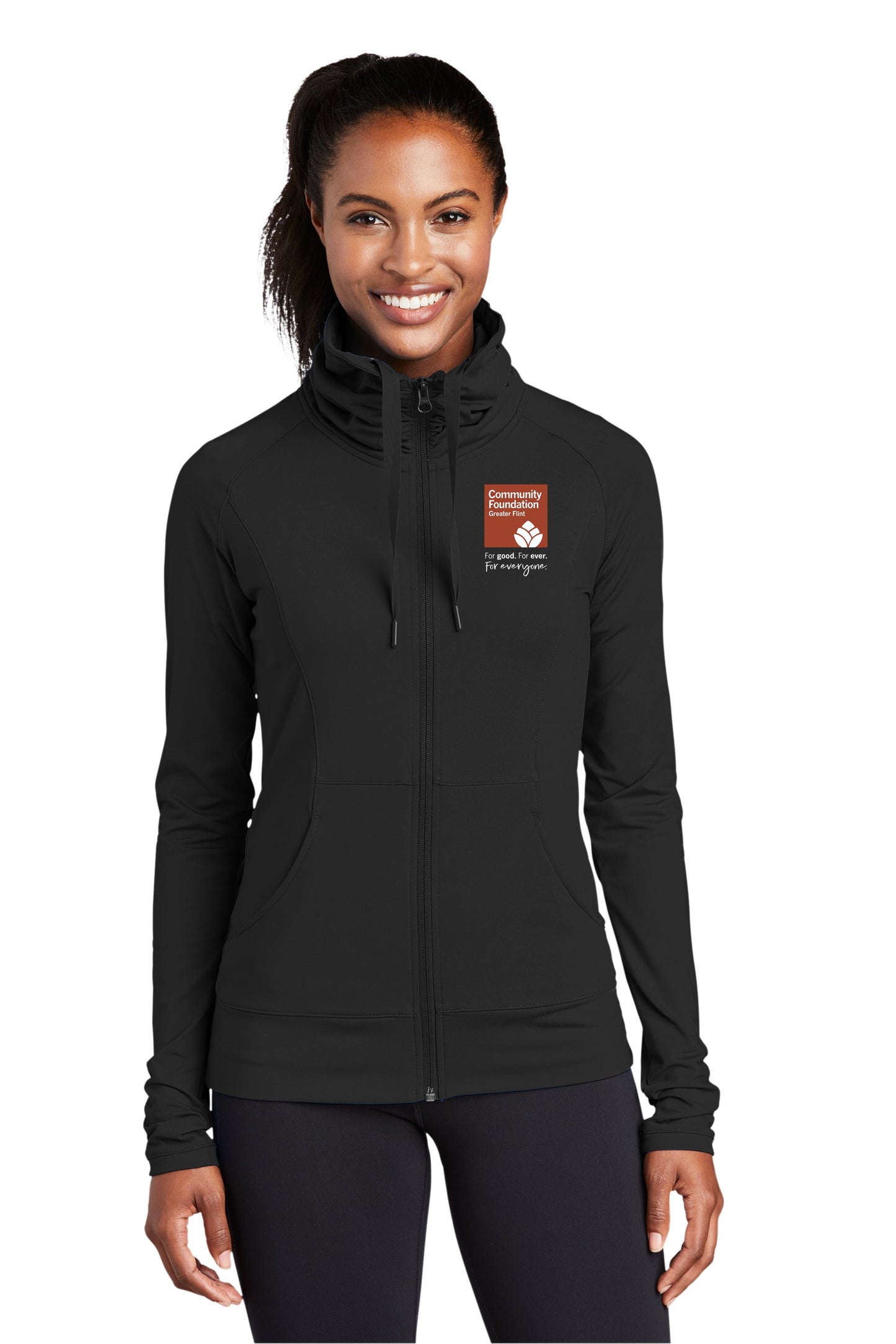 Community Foundation of Greater Flint Ladies Sport-Wick® Stretch Full-Zip Jacket