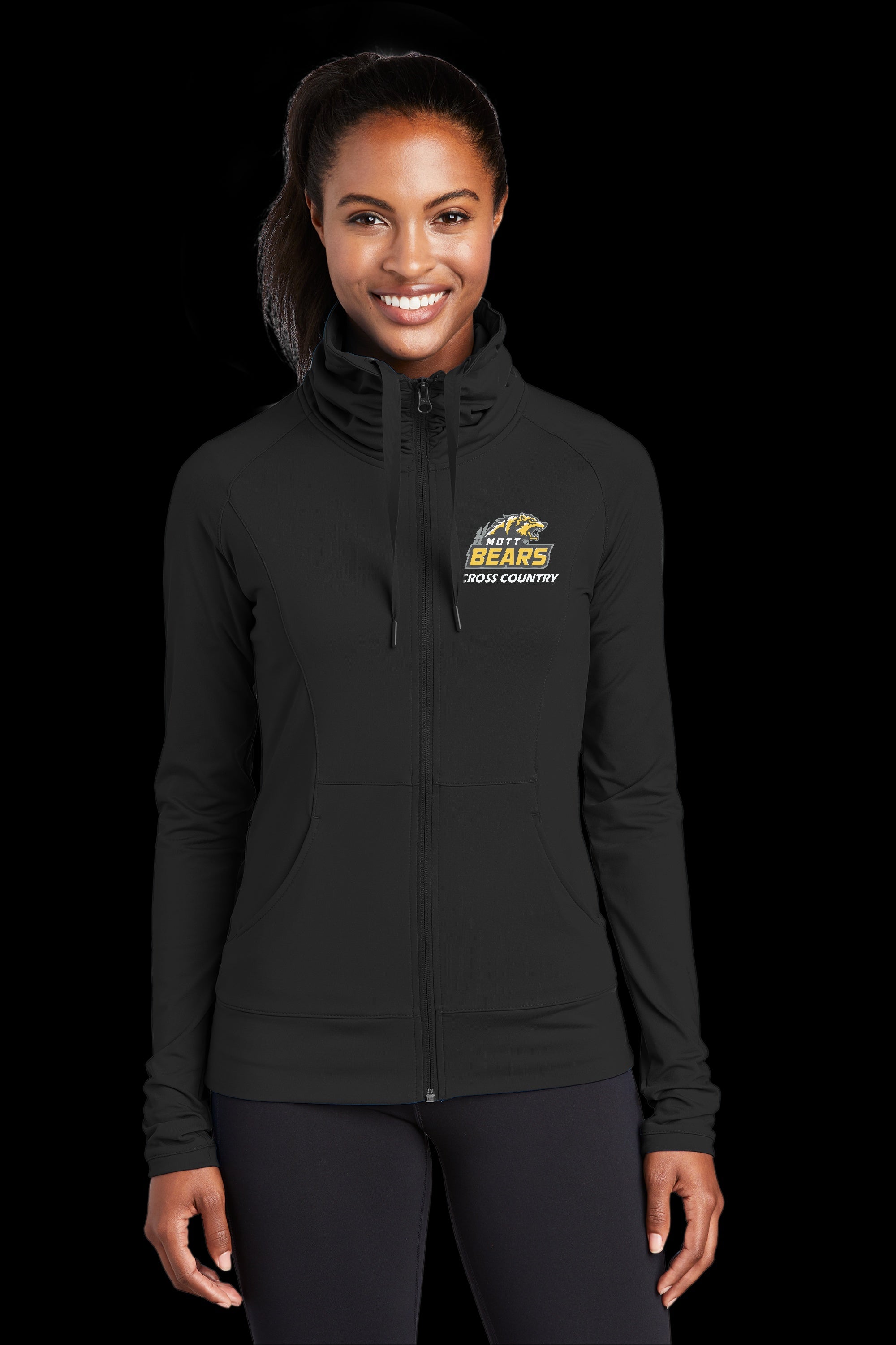 Mott Cross Country Ladies Sport-Wick® Stretch Full-Zip Jacket