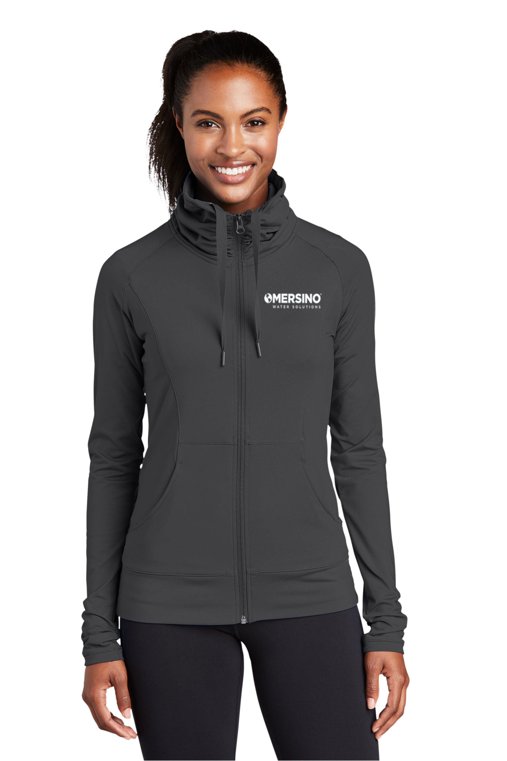 Mersino Ladies Sport-Wick® Stretch Full-Zip Jacket