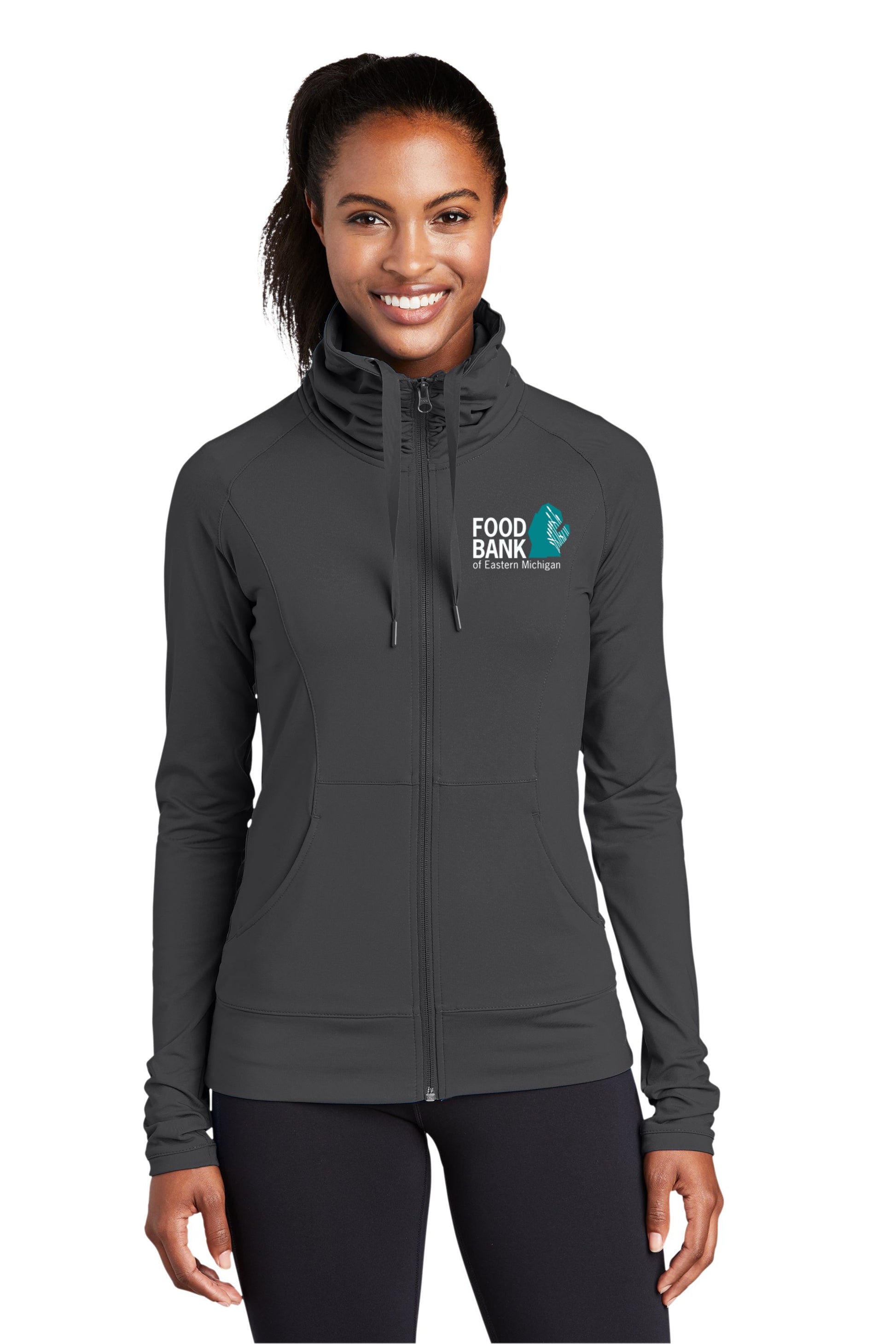 Food Bank Ladies Sport-Wick® Stretch Full-Zip Jacket