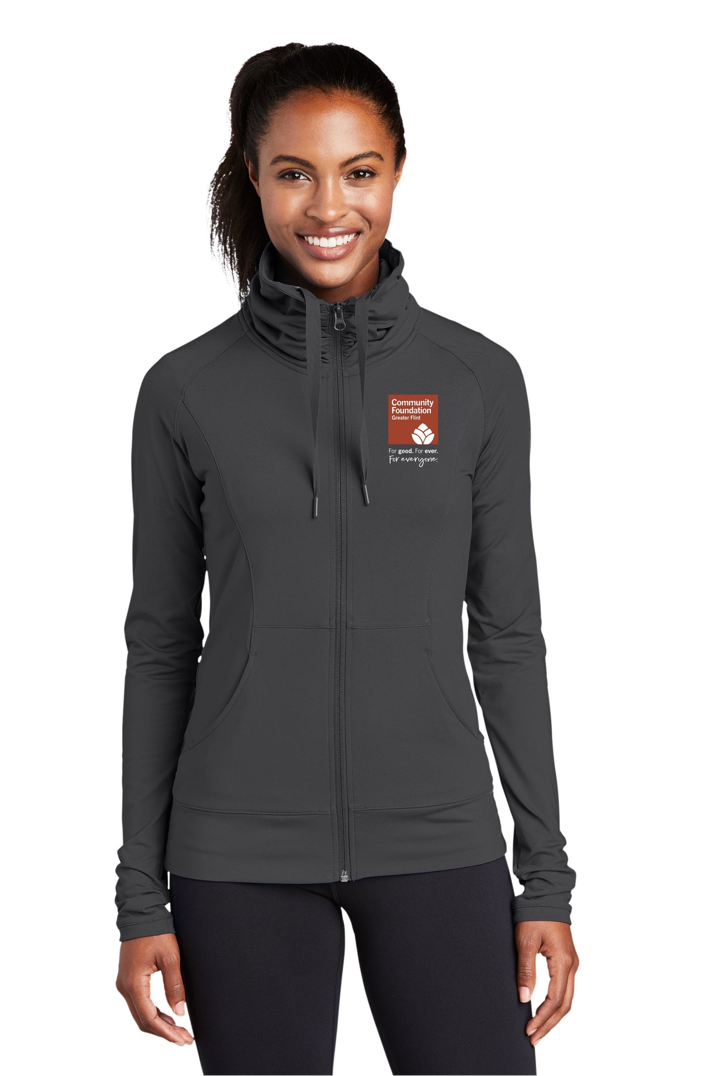 Community Foundation of Greater Flint Ladies Sport-Wick® Stretch Full-Zip Jacket