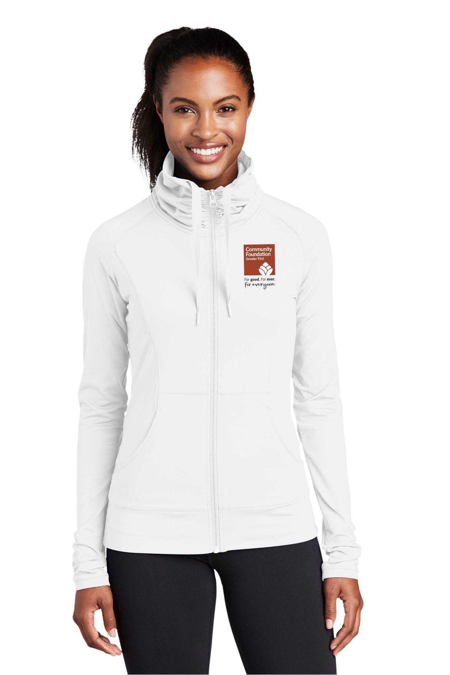 Community Foundation of Greater Flint Ladies Sport-Wick® Stretch Full-Zip Jacket