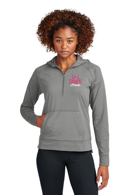 L&L Dance Studio Ladies Sport-Wick® Stretch 1/2-Zip Hoodie