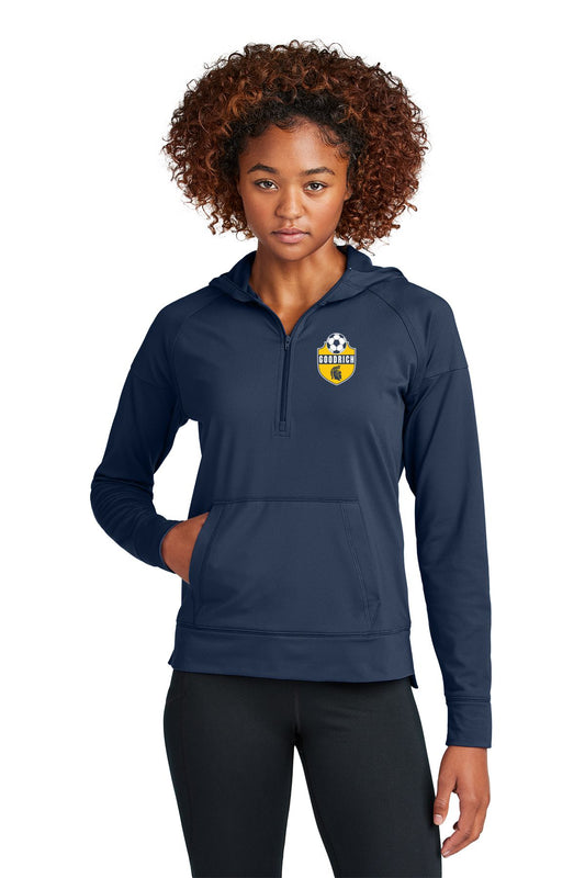 Goodrich Soccer Ladies Sport-Wick® Stretch 1/2-Zip Hoodie