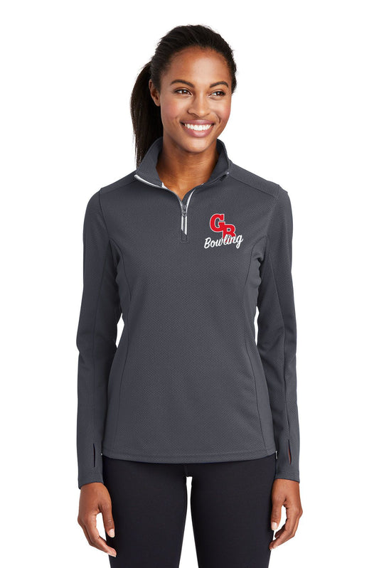 Grand Blanc Bowling Textured 1/4 Zip Jacket