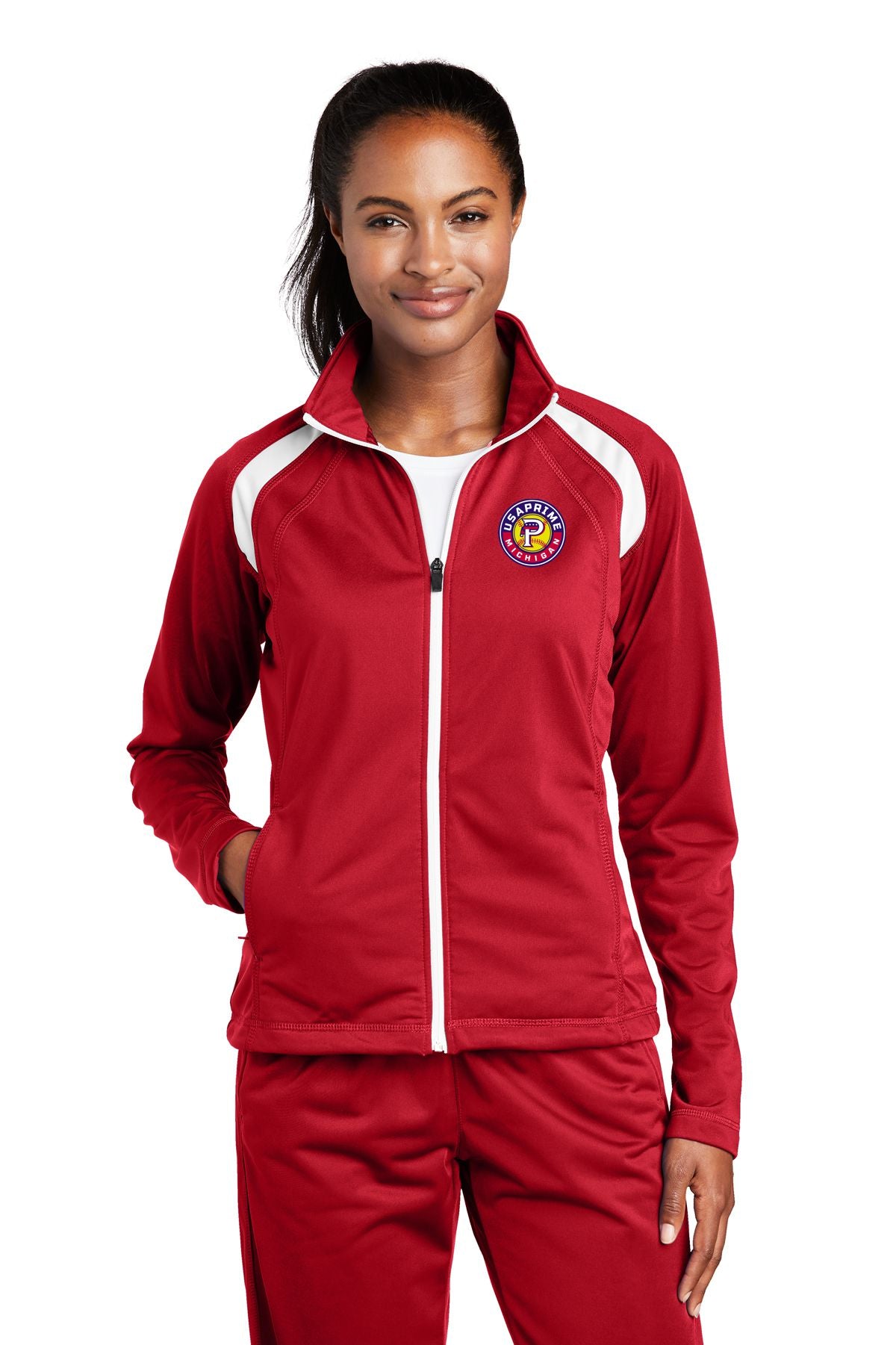 USA Prime Softball Tricot Track Jacket