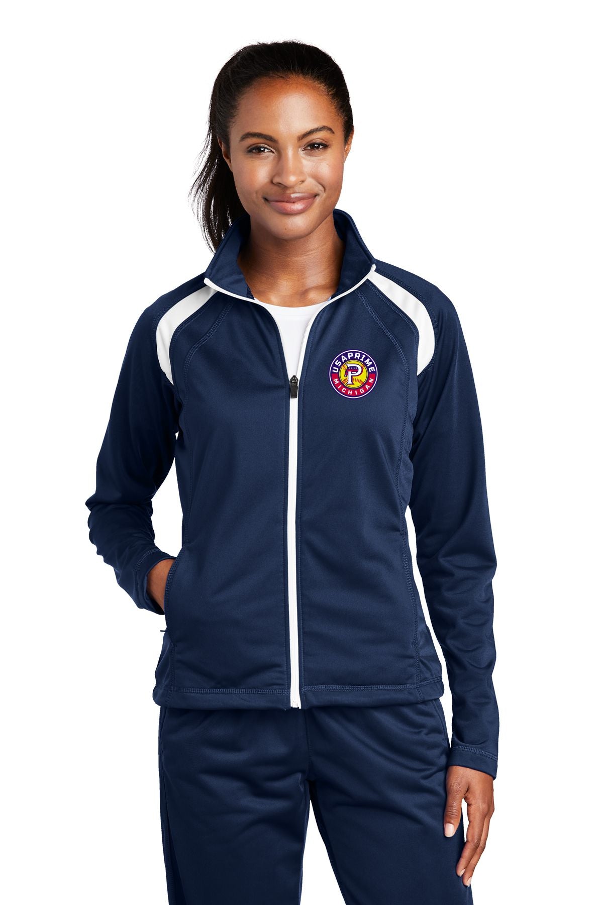 USA Prime Softball Tricot Track Jacket