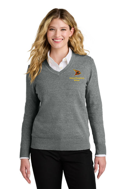 Central Elementary Port Authority® Women’s Easy Care V-Neck Sweater