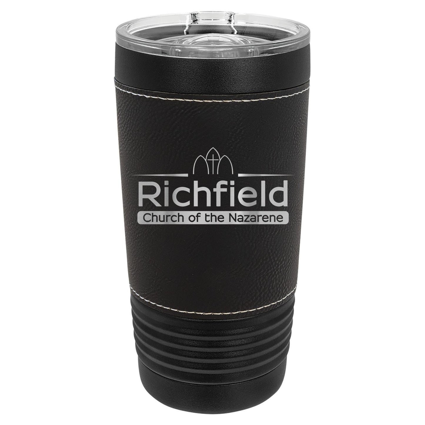 Richfield Church of the Nazarene 20 oz. with  Leatherette Tumbler with Slider Lid