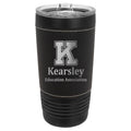 Kearsley Education Association 20 oz. Leatherette Tumbler with Clear Lid