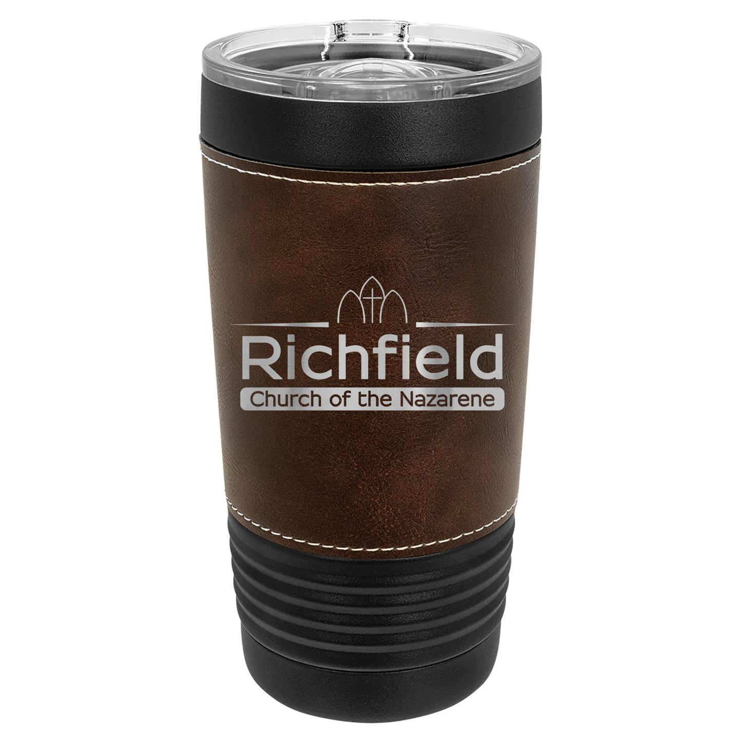 Richfield Church of the Nazarene 20 oz. with  Leatherette Tumbler with Slider Lid