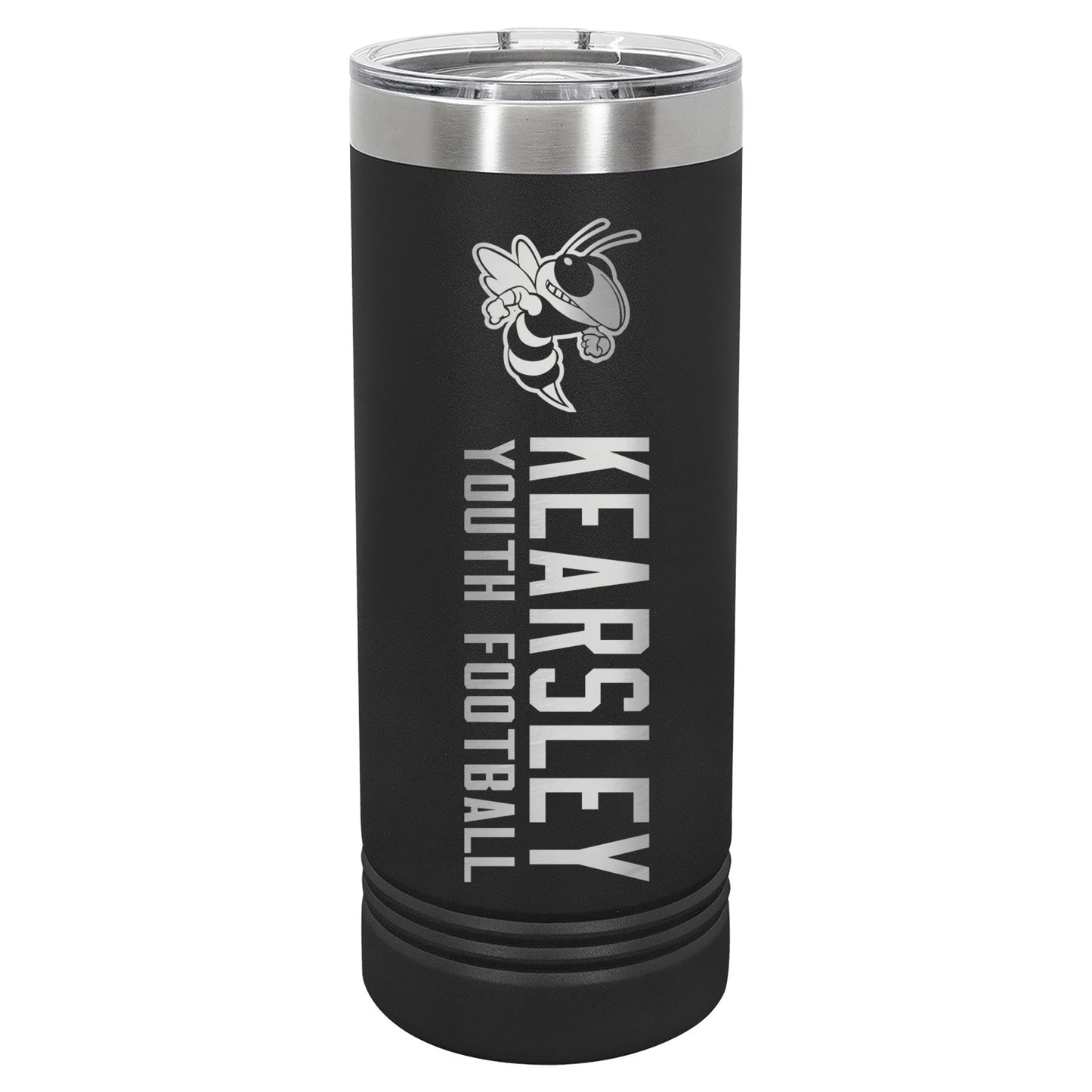 Kearsley Football Engraved 22 oz Skinny Tumbler