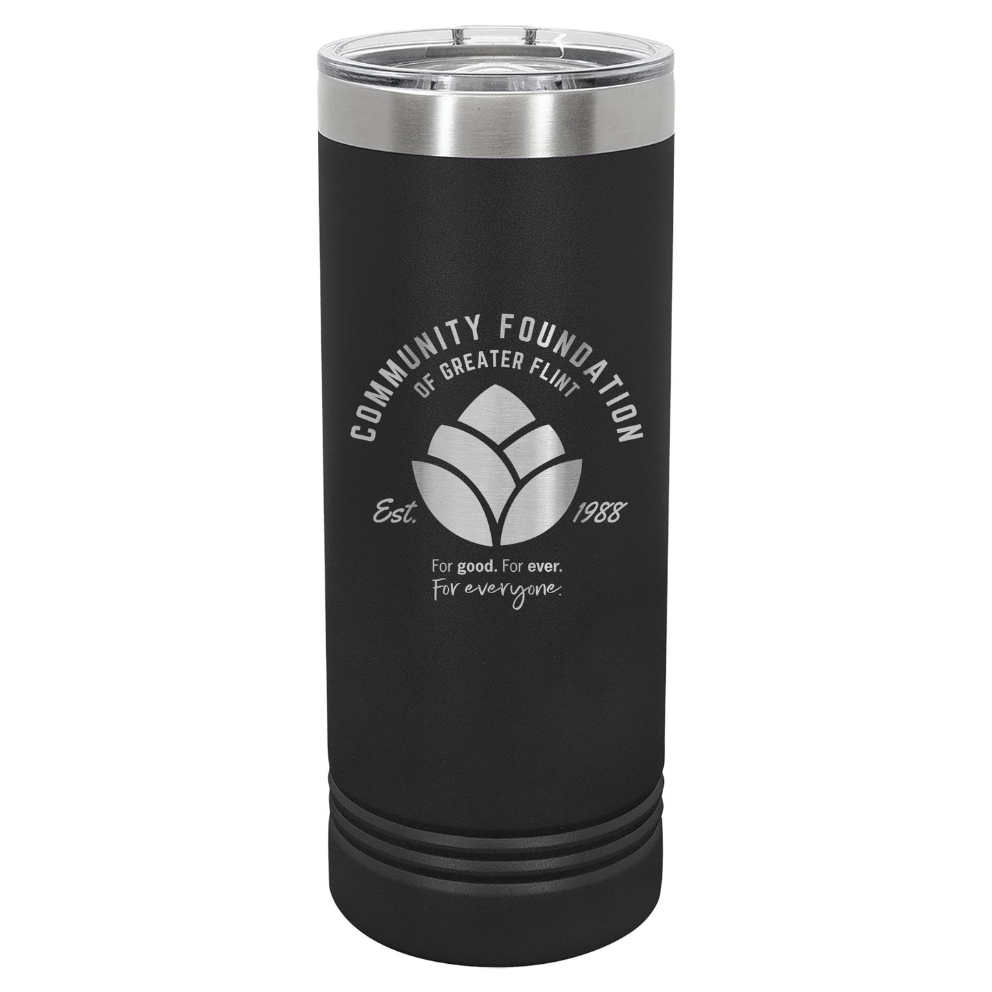 Community Foundation of Greater Flint Engraved 22oz Skinny Tumbler