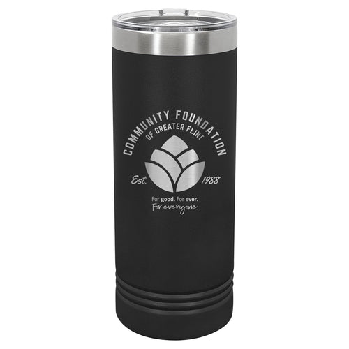 Community Foundation of Greater Flint Engraved 22oz Skinny Tumbler