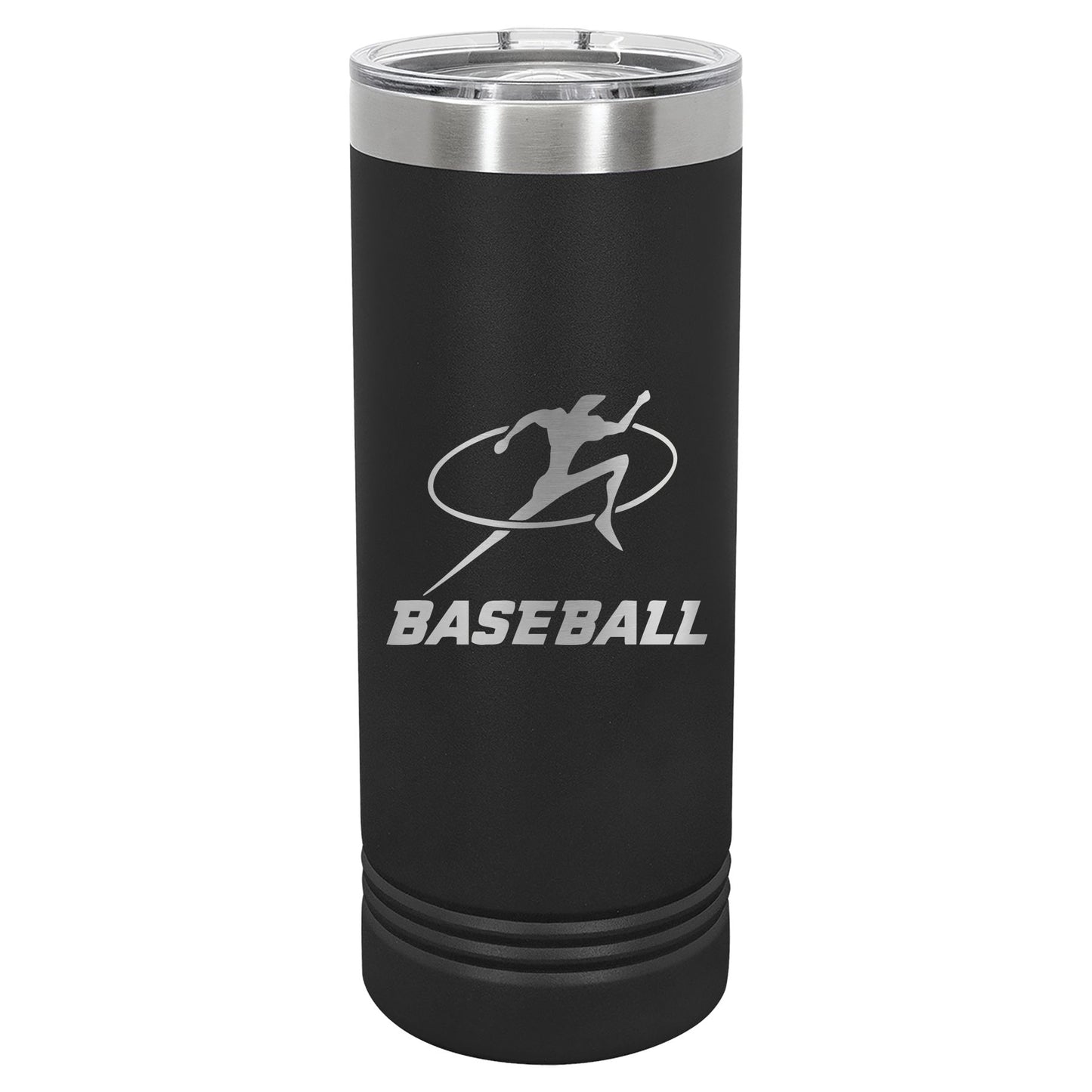 Legacy Baseball Engraved 22oz Skinny Tumbler