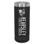 Kearsley Youth Cheer Engraved 22 oz Skinny Tumbler