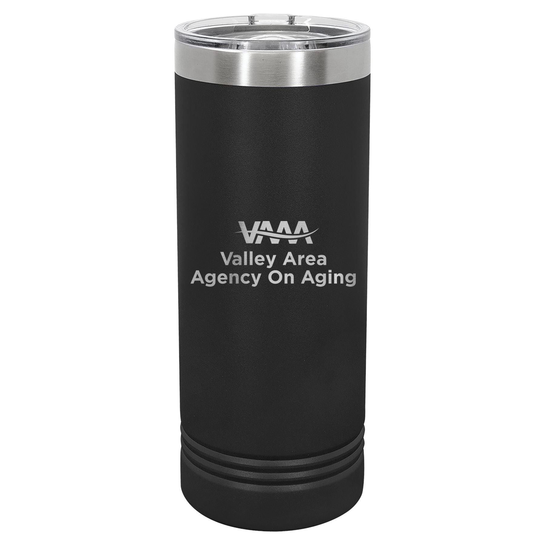 Valley Area Agency on Aging Engraved 22oz Skinny Tumbler