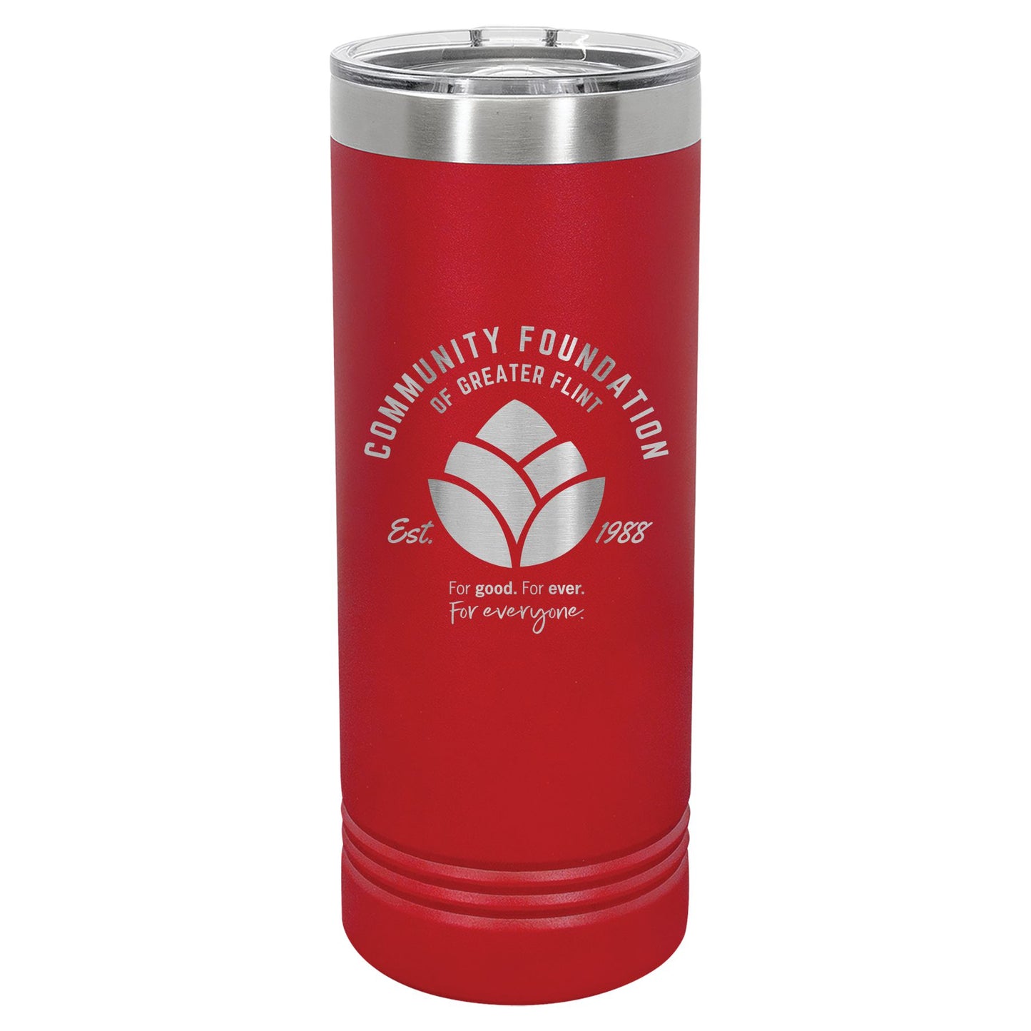 Community Foundation of Greater Flint Engraved 22oz Skinny Tumbler