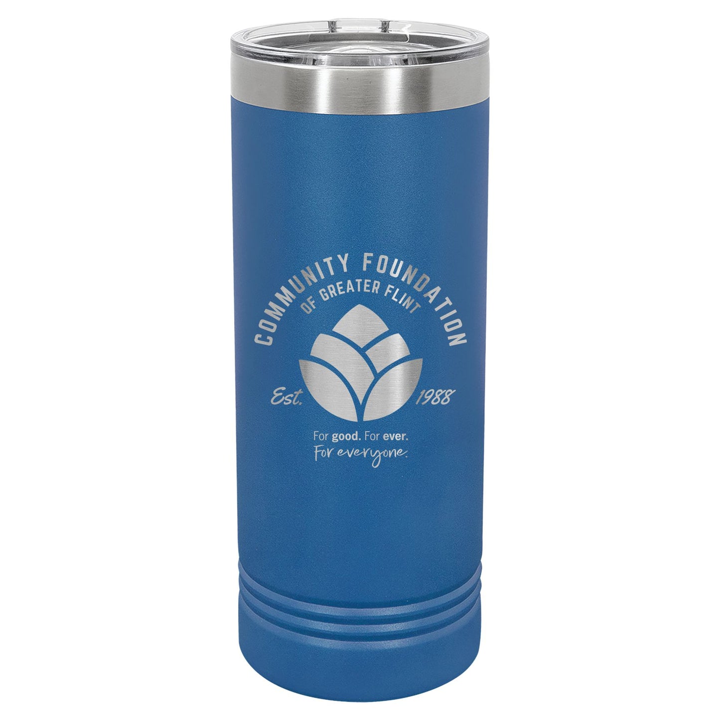 Community Foundation of Greater Flint Engraved 22oz Skinny Tumbler