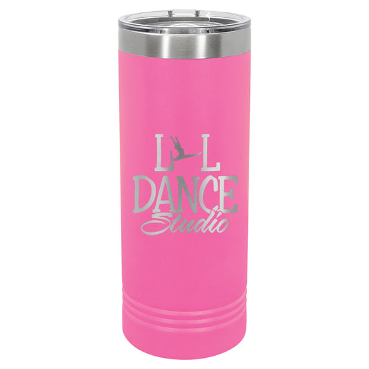 L&L Dance Studio Engraved 22 oz Skinny Tumbler