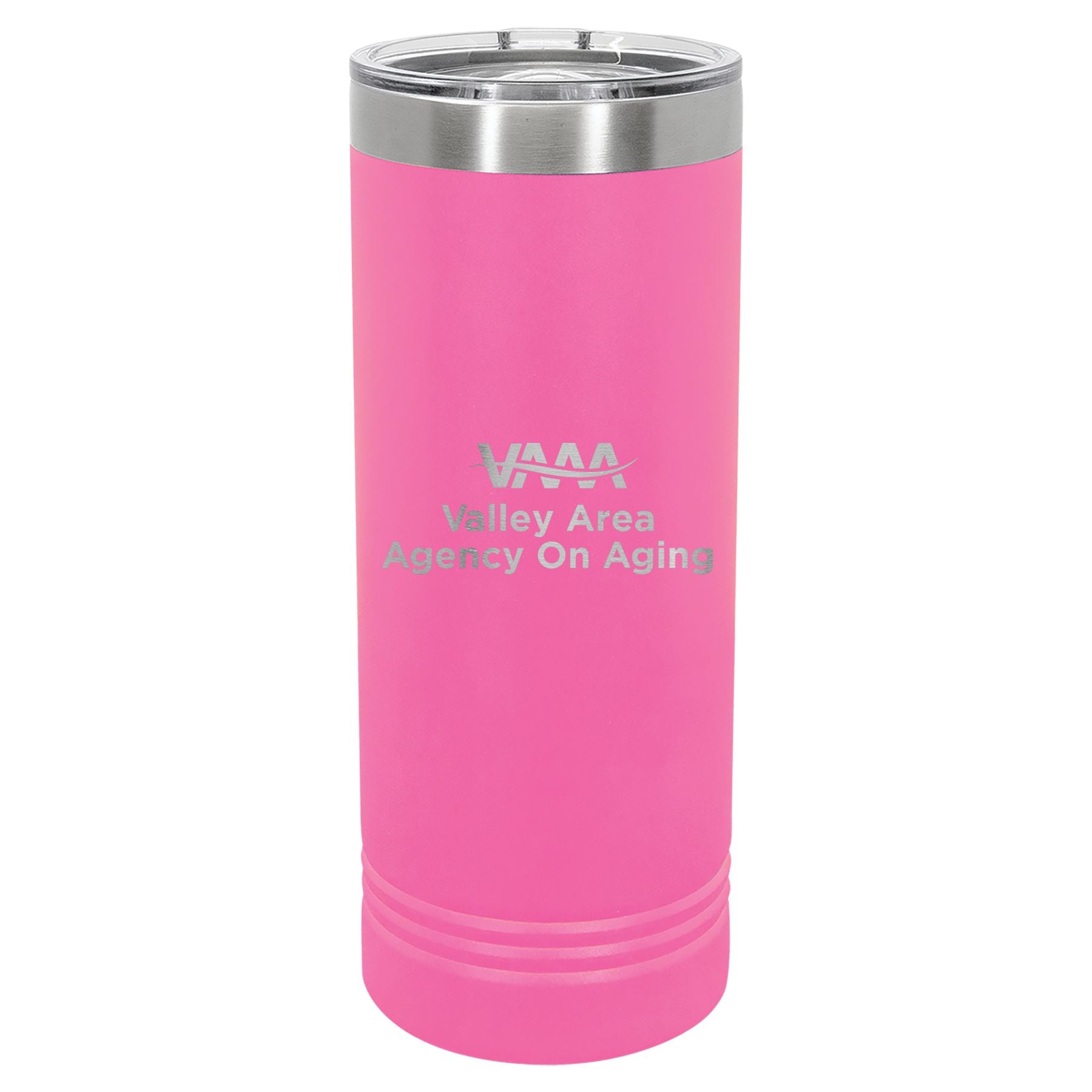 Valley Area Agency on Aging Engraved 22oz Skinny Tumbler