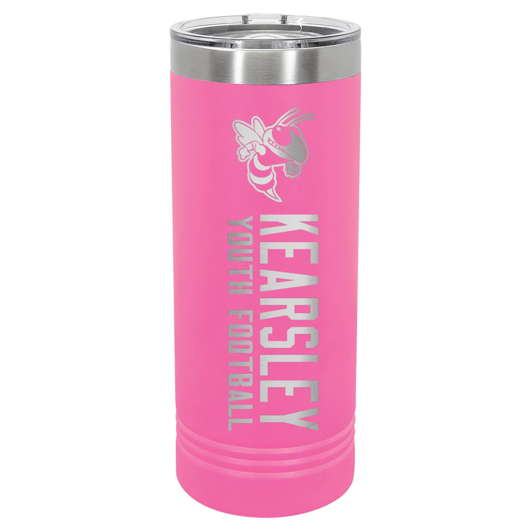 Kearsley Football Engraved 22 oz Skinny Tumbler