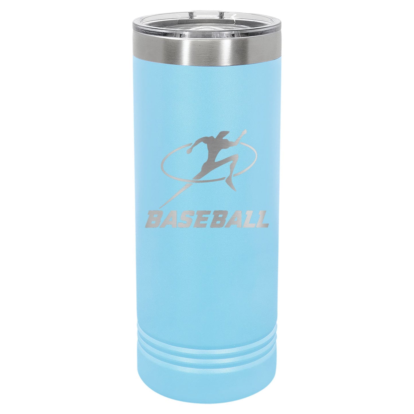 Legacy Baseball Engraved 22oz Skinny Tumbler